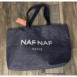 Sac NAF NAF Logo Blanc